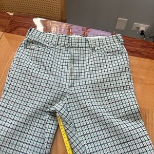 Chic Black and White Checkered Pants